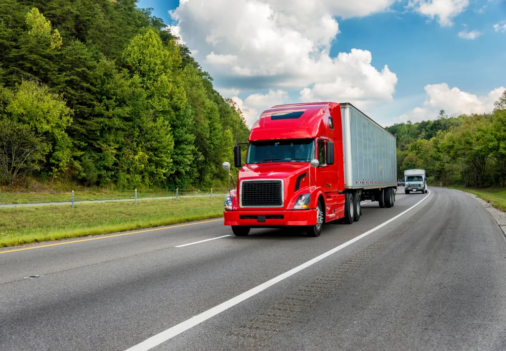 how to drive safe with big-rigs on road O'Fallon, IL