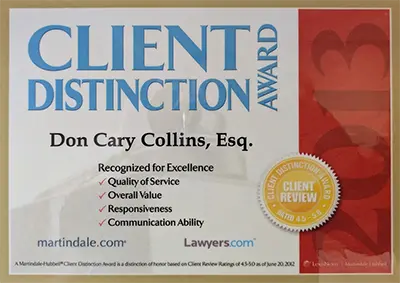 Client Distinction Award